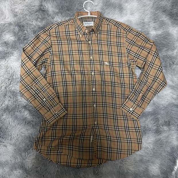 90s 버버리 체크셔츠 39(M) 사이즈 