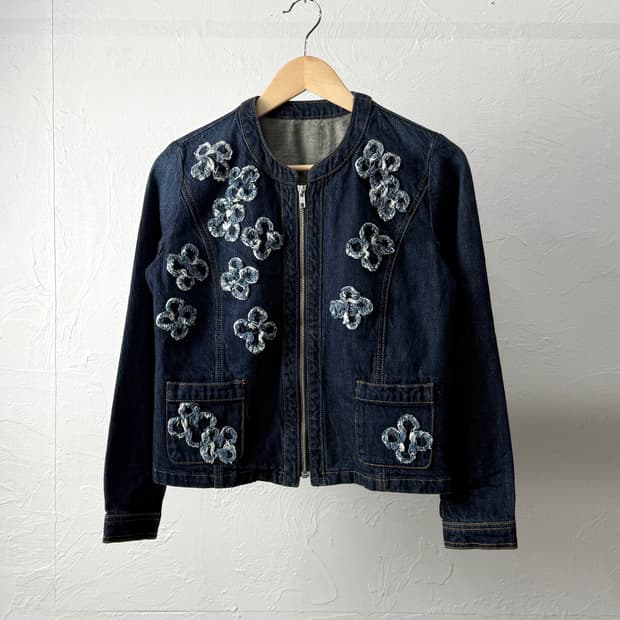 Maliani 아플리케 데님 자켓