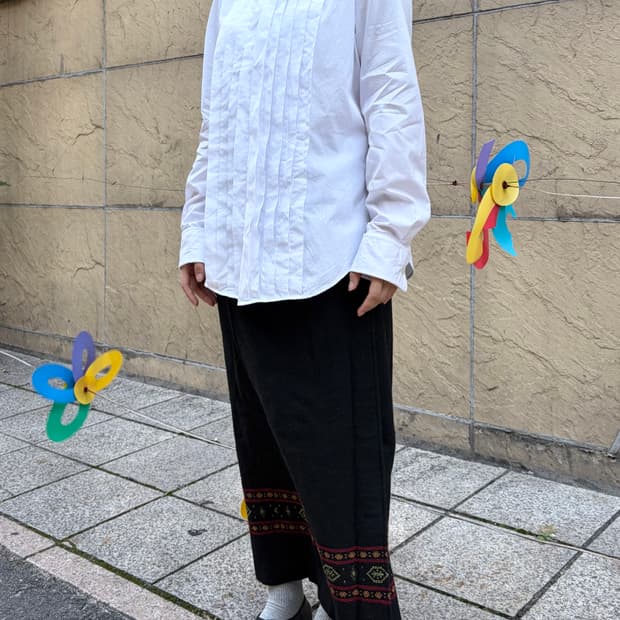 폴로 랄프로렌 핀턱 셔츠