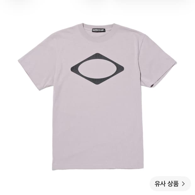 미스치프 롬버스 베이직 티셔츠 더스티 핑크