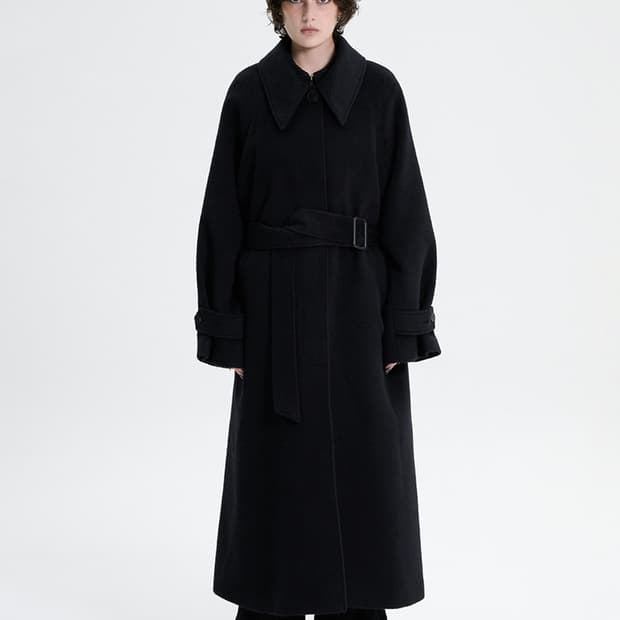 트리밍버드 traum long coat black(구버전)