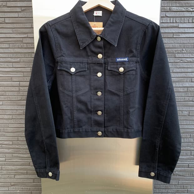 스투시 90’s 데님 트러커 자켓 (black) 