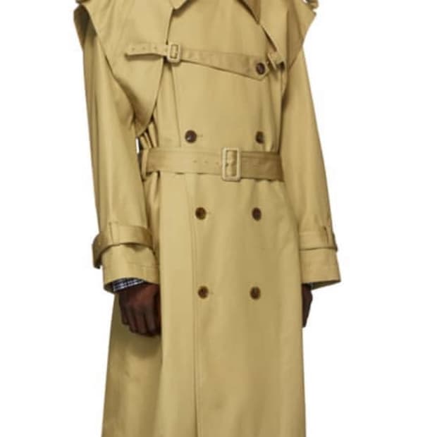 준지(Juun.J) 레이어드 디테쳐블 트렌치코트