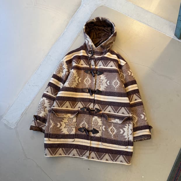 vtg 나바호 울 더플 코트