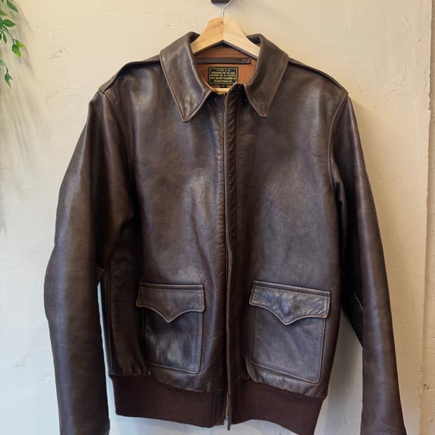 리얼 맥코이 A-2 레더 자켓 44 XXL