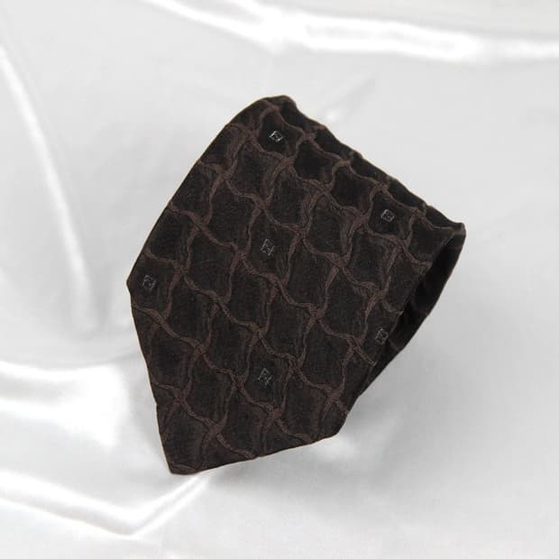 펜디 9.4cm S등급 FF로고 명품넥타이