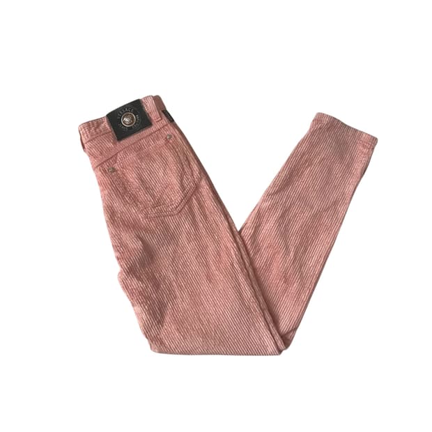 베르사체 진스 벨벳 골덴 바지