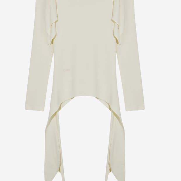 Cerric 3way slit top 아이보리