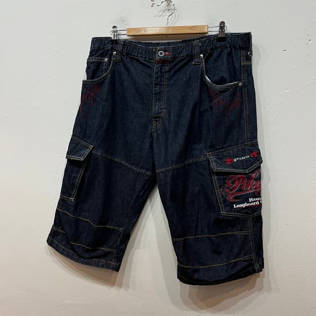 piko 피코 데님 카고 쇼츠 반바지 XL