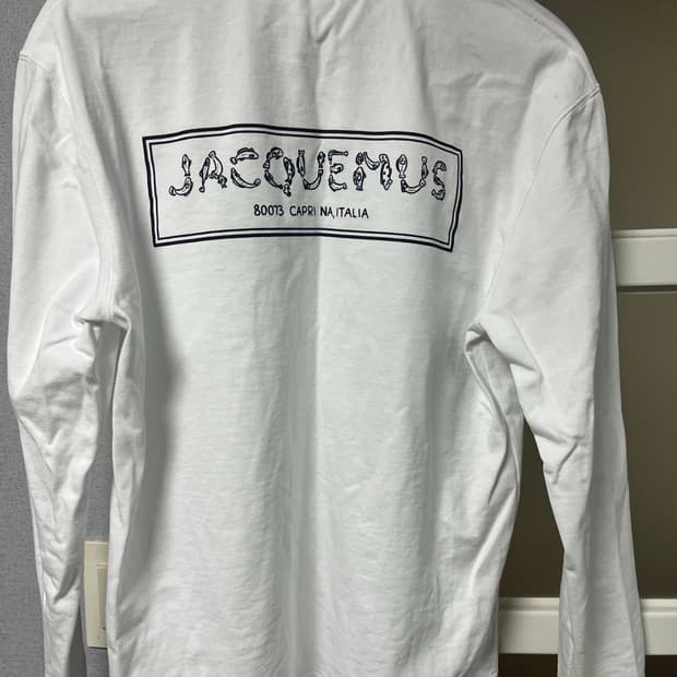 자끄무스 흰색 티셔츠 (24ss)