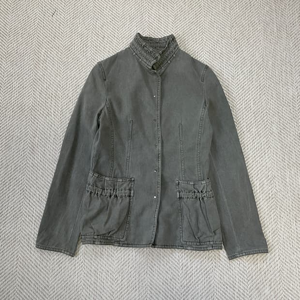 히로코비스 셔링 포켓 스트럭처 자켓 