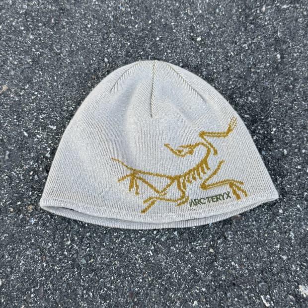 아크테릭스 버드 헤드 토크 비니 라이트그레이/옐로우