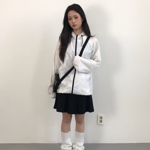 Jpn Multi Color Dot Windbreaker Jacket