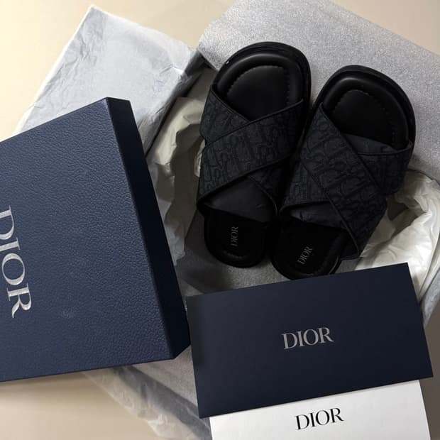 [백화점판/당일출고]디올 오블리크 알리아스 슬리퍼