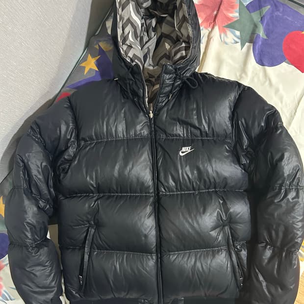 나이키 리버시블 덕다운숏패딩100