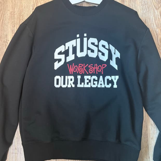 스투시 워크샵 아워레가시 S 블랙 