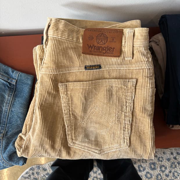 90s 90년도 생산 랭글러 코듀로이 팬츠