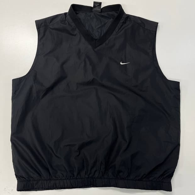 XL 00s 나이키 고프코어 나일론 골프 웜업 베스트