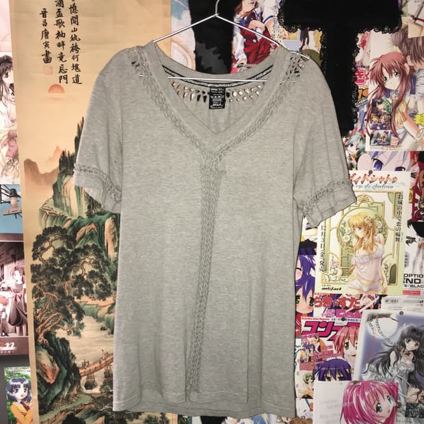 Number Nine 07 ss waffle T shirt 넘버나인