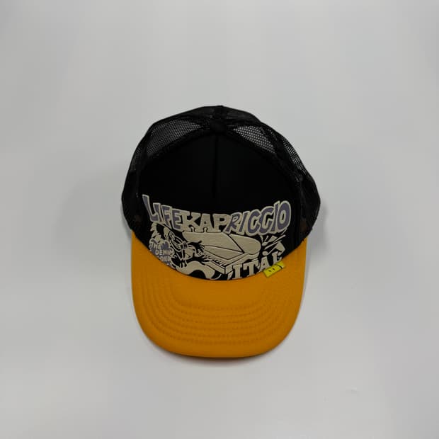 캐피탈 스마일 로고 라이프 카프리치오 Pt 트럭 메쉬 캡