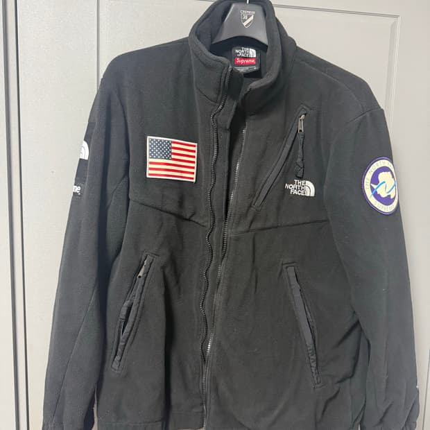 노스페이스 슈프림 성조기 후리스 M