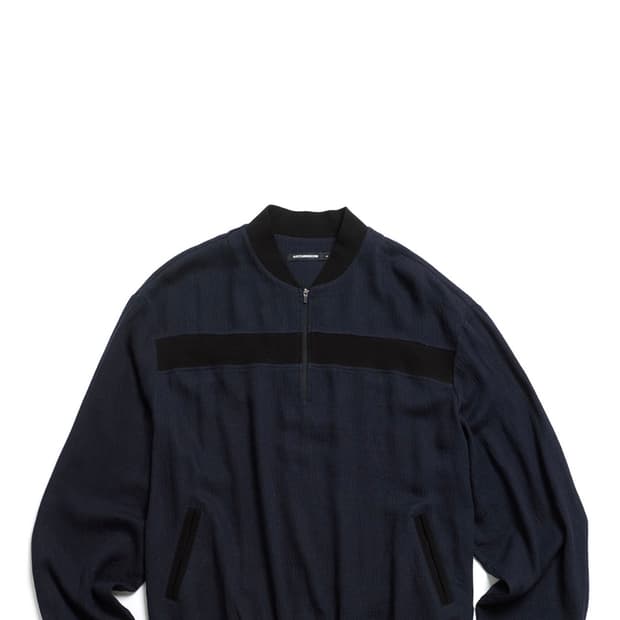 해칭룸 아카이브 풀오버 셔츠 네이비 3사