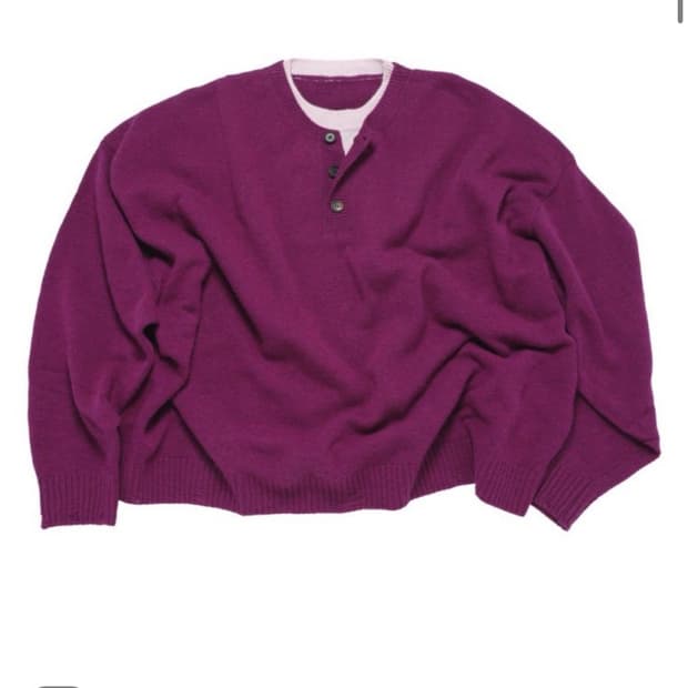 교환) MJD 크롭 니트 마젠타