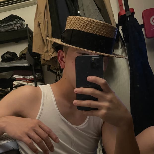Mr. Fatman boater hat