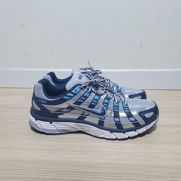 나이키 P-6000 실버/블루 운동화 195