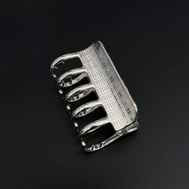 714센터 글렌 체크 헤어클립