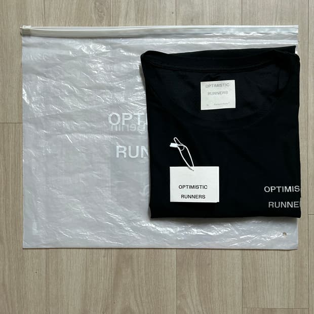 옵티미스틱러너스 립스탑 티셔츠 Ripstop T-shirt (Black)