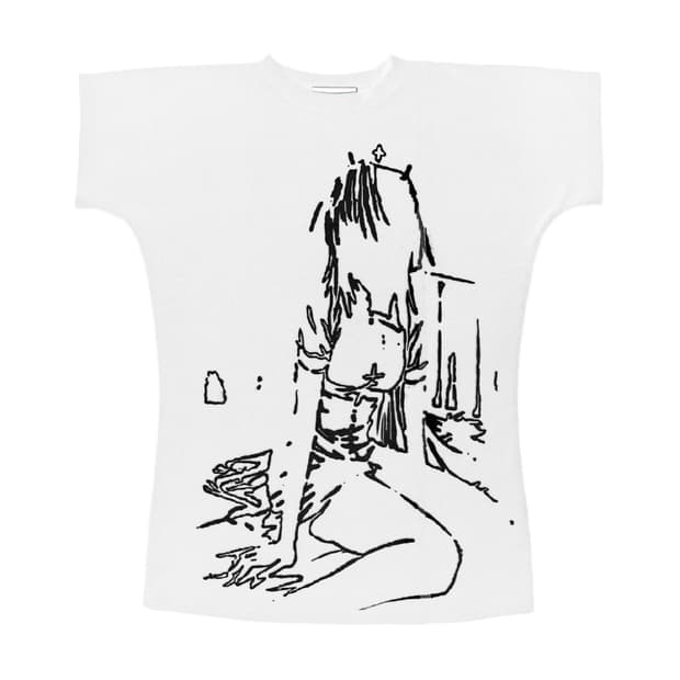 본네 아일렛 탑 화이트 1사이즈