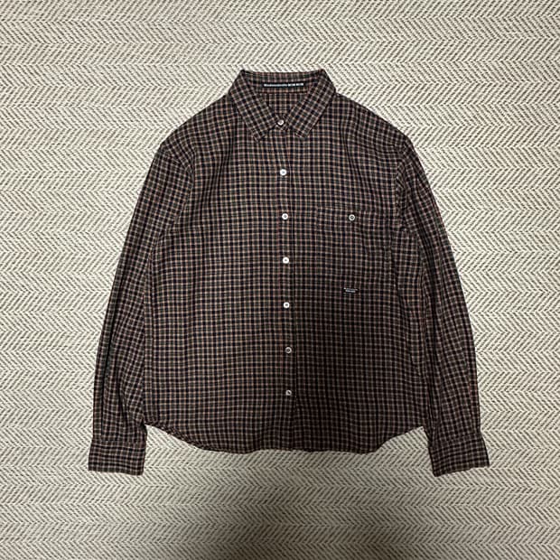 NON NON japan made check shirt