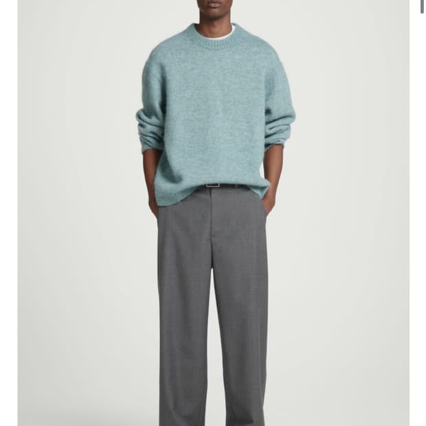 코스 알파카 블렌드 스웨터 