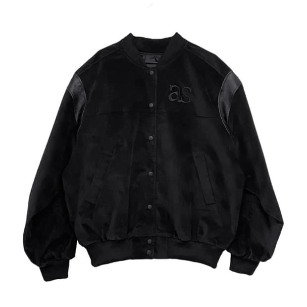 애즈온 ason 미고스 바시티 벨벳 자켓