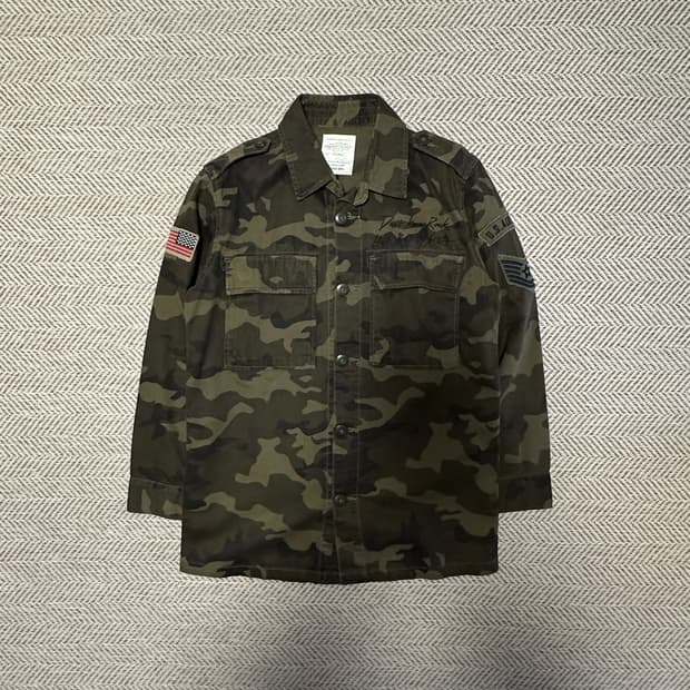 AVIREX military camo shirt jacket