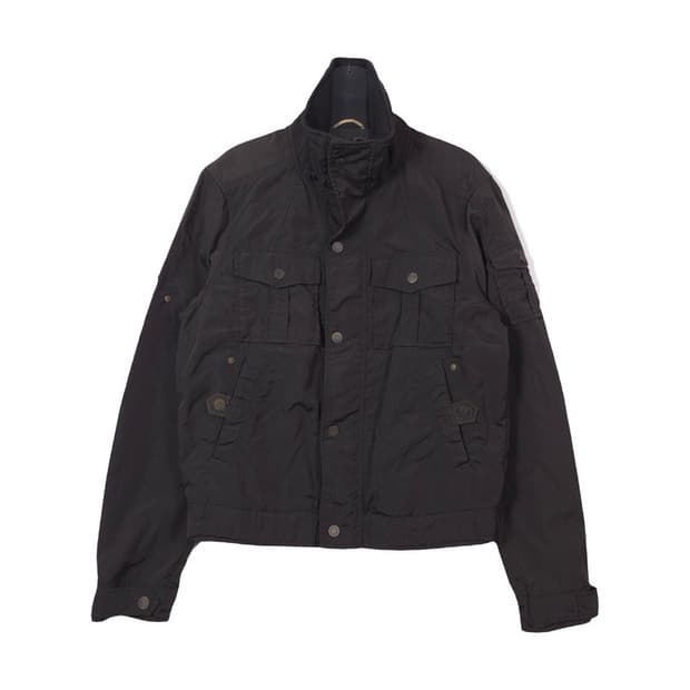 캘빈클라인 진스 빈티지 나일론 하이넥 자켓 L