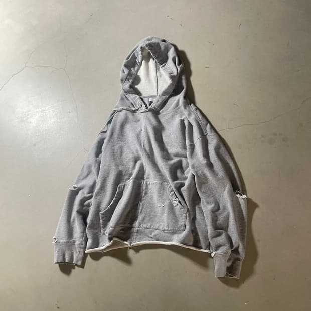 Facetasm Distressed Hoodie