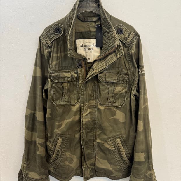 Abercrombie & Peach  bomber jacket 