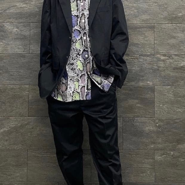 와코마리아 코튼 슬랙스 팬츠 / 블랙 - XL (34)