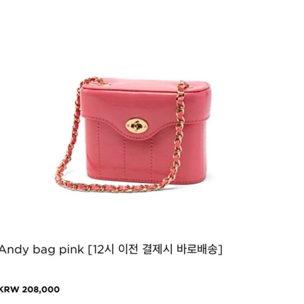 카디널레드 앤디백 핑크