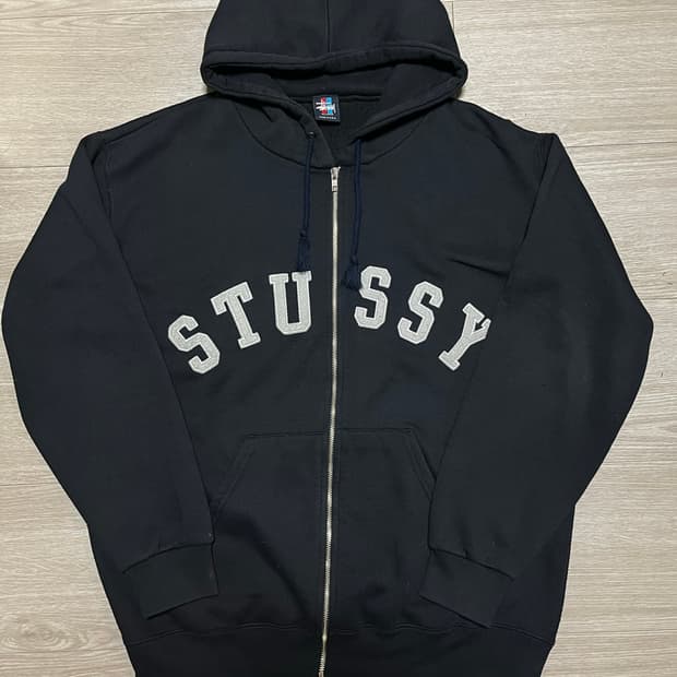 90’s 올드 빈티지 스투시 후드집업