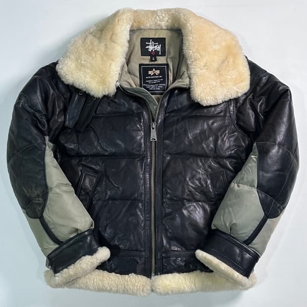 스투시 x 알파인더스트리 B-3 자켓 