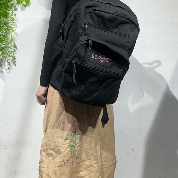 잔스포츠 블랙 백팩 가방