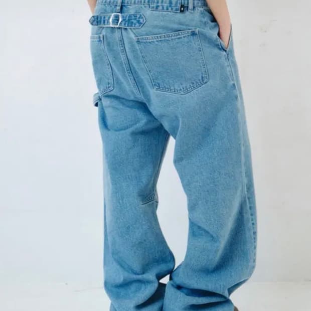 플리즈 프로젝트 데님 라이트블루 CINCH-BACK DENIM PANTS