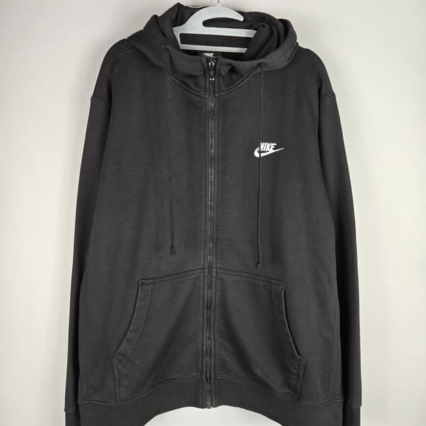 [무료배송]나이키 XL 남성 스웨트 후드 집업 자켓 블랙