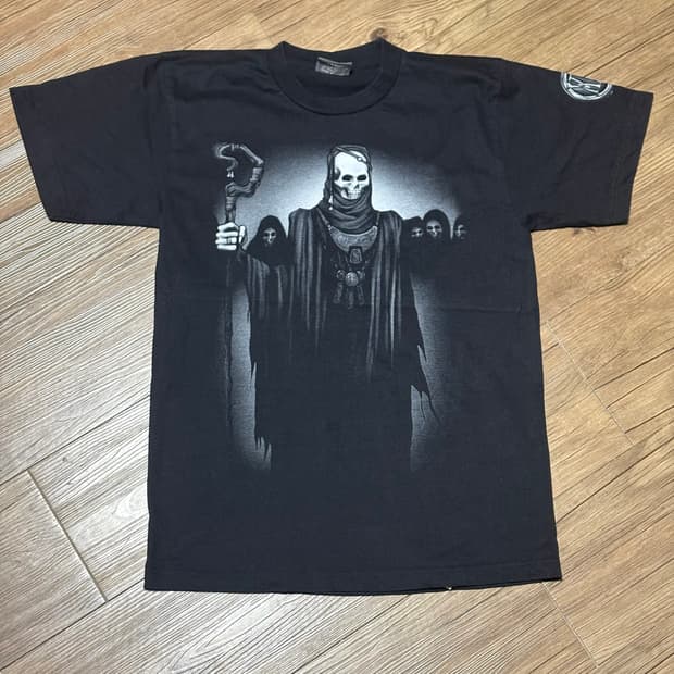 SEVEN ZERO ONE 도크로 해골 티셔츠