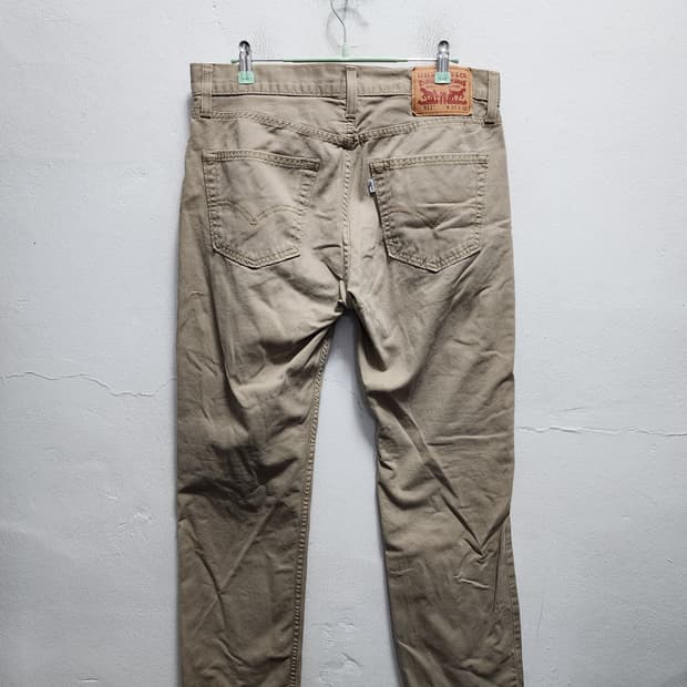 리바이스 512 화이트탭 베이지 팬츠