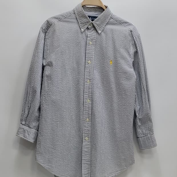 POLO 랄프로렌 7부소매 클래식핏 스트라이프 셔츠 / 여 M