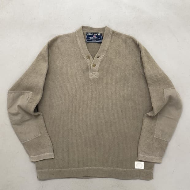 90년대 폴로 스포츠 헨리넥 니트
